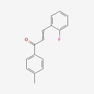 3-(2-Fluorophenyl)-1-(4-methylphenyl)prop-2-en-1-one