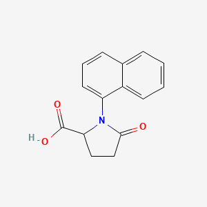 1-(Naphthalen-1-yl)-5-oxopyrrolidine-2-carboxylic acid