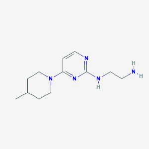 N1-(4-(4-methylpiperidin-1-yl)pyrimidin-2-yl)ethane-1,2-diamine