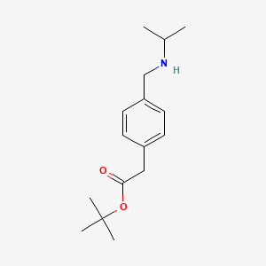 Tert-butyl 2-(4-((isopropylamino)methyl)phenyl)acetate