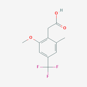 2-Methyl-6-methoxy-4-(trifluoromethyl)phenylacetic acid