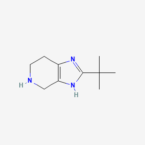 molecular formula C10H17N3 B14868635 2-Tert-butyl-4,5,6,7-tetrahydro-1H-imidazo[4,5-C]pyridine 