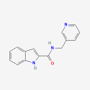 N-(pyridin-3-ylmethyl)-1H-indole-2-carboxamide