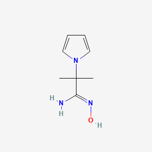 (Z)-N'-hydroxy-2-methyl-2-(1H-pyrrol-1-yl)propanimidamide