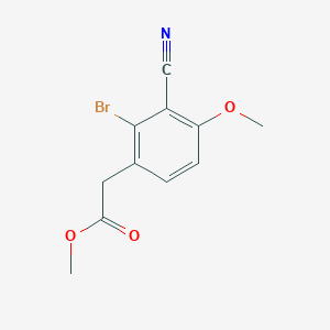 Methyl 2-bromo-3-cyano-4-methoxyphenylacetate