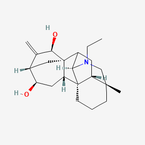 (1S,2S,4R,5S,7R,8R,10R,13R,17R)-11-ethyl-13-methyl-6-methylidene-11-azahexacyclo[7.7.2.15,8.01,10.02,8.013,17]nonadecane-4,7-diol