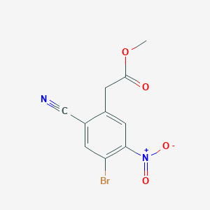 molecular formula C10H7BrN2O4 B1486870 Methyl 4-bromo-2-cyano-5-nitrophenylacetate CAS No. 1805249-23-3