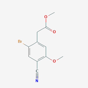 Methyl 2-bromo-4-cyano-5-methoxyphenylacetate