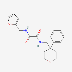 N-(furan-2-ylmethyl)-N'-[(4-phenyltetrahydro-2H-pyran-4-yl)methyl]ethanediamide