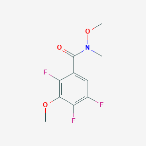 2,4,5-trifluoro-N,3-dimethoxy-N-methylbenzamide