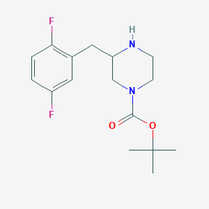 3-(2,5-Difluoro-benzyl)-piperazine-1-carboxylic acid tert-butyl ester