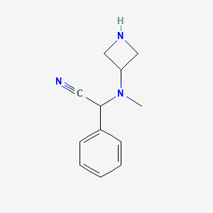 2-(Azetidin-3-yl(methyl)amino)-2-phenylacetonitrile