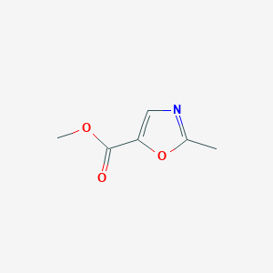molecular formula C6H7NO3 B1486886 2-甲基恶唑-5-甲酸甲酯 CAS No. 651059-70-0