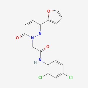 N-(2,4-dichlorophenyl)-2-(3-(furan-2-yl)-6-oxopyridazin-1(6H)-yl)acetamide