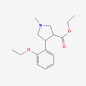 Ethyl 4-(2-ethoxyphenyl)-1-methylpyrrolidine-3-carboxylate