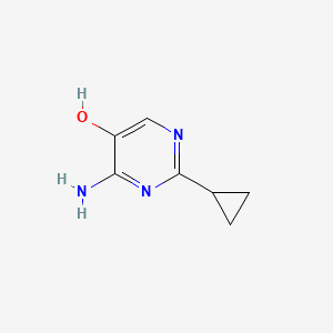 4-Amino-2-cyclopropylpyrimidin-5-ol