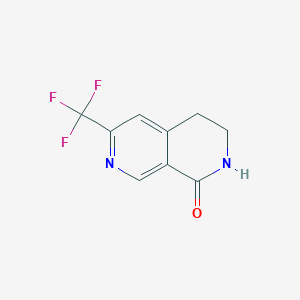 6-(Trifluoromethyl)-3,4-dihydro-2,7-naphthyridin-1(2H)-one