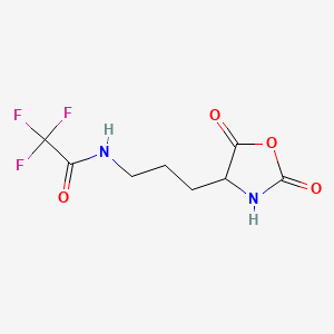 N-[3-(2,5-dioxo-1,3-oxazolidin-4-yl)propyl]-2,2,2-trifluoroacetamide