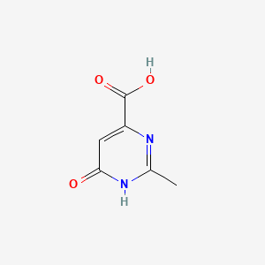 molecular formula C6H6N2O3 B1486903 2-甲基-6-氧代-1,6-二氢嘧啶-4-羧酸 CAS No. 34415-10-6