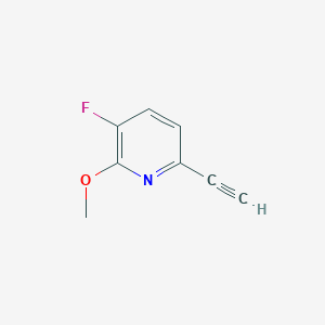 6-Ethynyl-3-fluoro-2-methoxypyridine