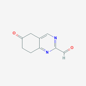 molecular formula C9H8N2O2 B14869095 6-Oxo-5,6,7,8-tetrahydroquinazoline-2-carbaldehyde CAS No. 944902-24-3