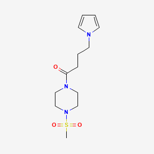 1-(4-(methylsulfonyl)piperazin-1-yl)-4-(1H-pyrrol-1-yl)butan-1-one