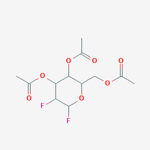 (3,4-Diacetyloxy-5,6-difluorooxan-2-yl)methyl acetate