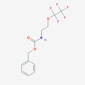 (2-Pentafluoroethyloxy-ethyl)-carbamic acid benzyl ester