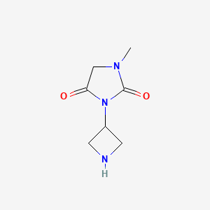 3-(Azetidin-3-yl)-1-methylimidazolidine-2,4-dione