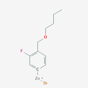 4-[(n-Butyloxy)methyl]-3-fluorophenylZinc bromide