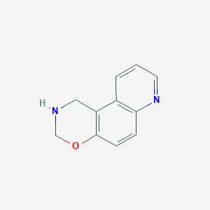 molecular formula C11H10N2O B14869401 2,3-dihydro-1H-[1,3]oxazino[5,6-f]quinoline 