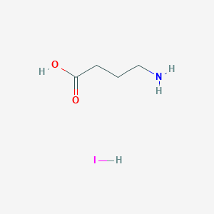 molecular formula C4H10INO2 B1486944 Ácido 4-aminobutírico yodhidrato CAS No. 2096495-60-0