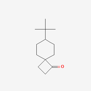 molecular formula C13H22O B14869457 7-(Tert-butyl)spiro[3.5]nonan-1-one 