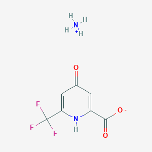 Ammonium 4-hydroxy-6-(trifluoromethyl)pyridine-2-carboxylate