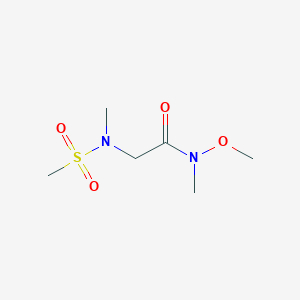 N-methoxy-N-methyl-2-(N-methylmethylsulfonamido)acetamide