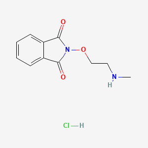molecular formula C11H13ClN2O3 B1486953 2-(2-Methylaminoethoxy)-isoindole-1,3-dione hydrochloride CAS No. 1261131-66-1