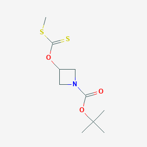 tert-Butyl 3-(((methylthio)carbonothioyl)oxy)azetidine-1-carboxylate