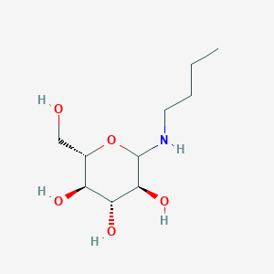 molecular formula C10H21NO5 B1486958 N-butyl-D-glucopyranosylamine CAS No. 29352-40-7