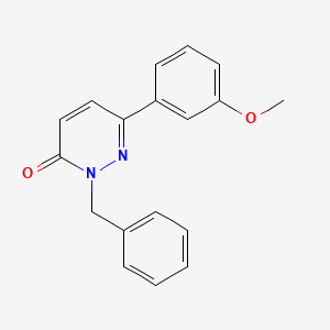 molecular formula C18H16N2O2 B14869616 2-benzyl-6-(3-methoxyphenyl)pyridazin-3(2H)-one 