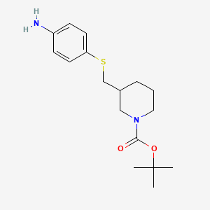 3-(4-Aminophenylsulfanylmethyl)-piperidine-1-carboxylic acid tert-butyl ester