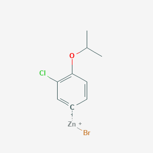 molecular formula C9H10BrClOZn B14869648 (3-Chloro-4-i-propyloxyphenyl)Zinc bromide 