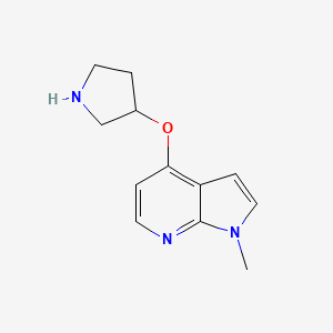 1-methyl-4-(pyrrolidin-3-yloxy)-1H-pyrrolo[2,3-b]pyridine