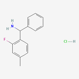 C-(2-Fluoro-4-methylphenyl)-C-phenylmethylamine hydrochloride