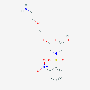 2-(N-{2-[2-(2-aminoethoxy)ethoxy]ethyl}2-nitrobenzenesulfonamido)acetic acid