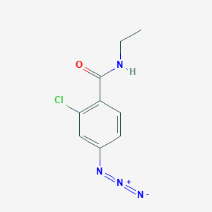 molecular formula C9H9ClN4O B1486972 4-Azido-2-chloro-n-ethylbenzamide CAS No. 912838-58-5