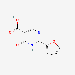 2-(Furan-2-yl)-4-methyl-6-oxo-1,6-dihydropyrimidine-5-carboxylic acid