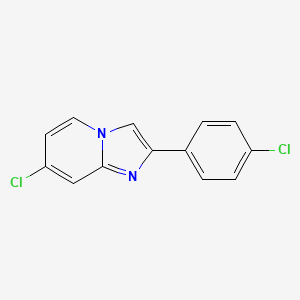 7-Chloro-2-(4-chlorophenyl)imidazo[1,2-a]pyridine