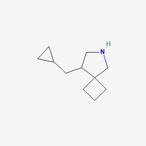 molecular formula C11H19N B14869816 8-(Cyclopropylmethyl)-6-azaspiro[3.4]octane 