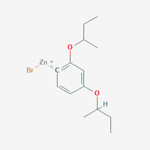 molecular formula C14H21BrO2Zn B14869820 (2,4-Di-sec-Butyloxyphenyl)Zinc bromide 