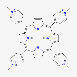 molecular formula C44H38N8+4 B1486983 meso-Tetrakis(2-N-methylpyridyl)porphine CAS No. 38673-65-3